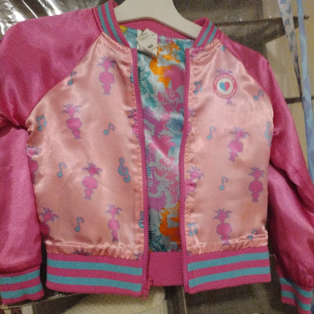 Trolls reversible bomber jacket